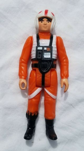 Star Wars Vintage Luke X - Wing Pilot Figure Kenner 1979 China Raised Bar