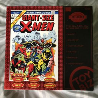Marvel Toy Biz Giant Size X - Men 1 Action Figure Box Set Storm,  Colossus Etc.