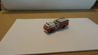 N Scale Fire Truck Athearn Ford " C " Series Kme Engine