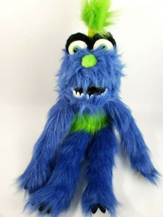 The Puppet Company Blue Monster Hand Puppet Plush Stuffed Toy 26 