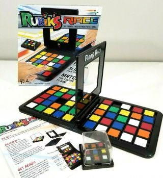 Rubik ' s Race 2 Player Game Strategy Challenge Pattern Family Play 100 Complete 3