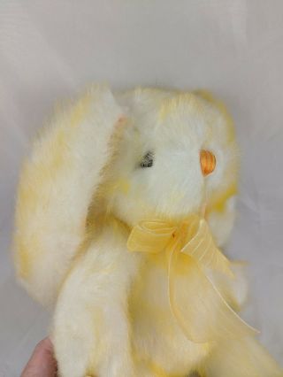 Dan Dee Rabbit Yellow Plush Bunny 14 