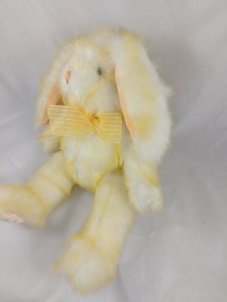 Dan Dee Rabbit Yellow Plush Bunny 14 
