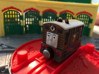 Thomas & Friends Diecast Talking Toby Metal Take Along N Play Train Engine