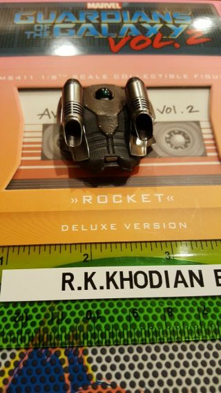 Hot Toys Mms411 Gotg Vol 2 Deluxe 1/6 Rocket Action Figure 