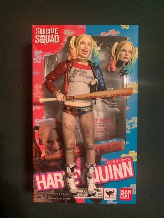 S.  H.  Figuarts Harley Quinn Margot Robbie Suicide Squad 100 Authentic