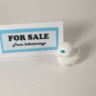 My Little Pony - White Duck For Scrub A Dub Tub - Accessory Ducky G1 Vintage