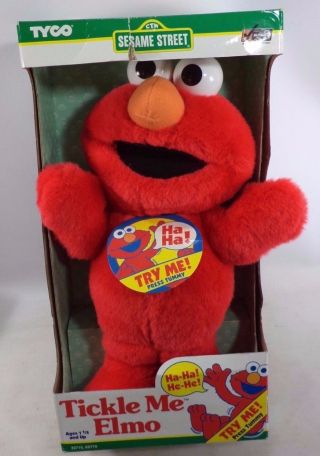Vintage 1996 Tyco Tickle Me Elmo Sesame Street