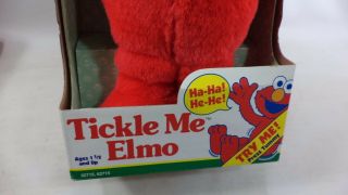 VINTAGE 1996 TYCO Tickle Me Elmo SESAME STREET 3