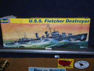 Revell 1/306 Uss Fletcher Destroyer Model Kit 5106 (unbuilt)