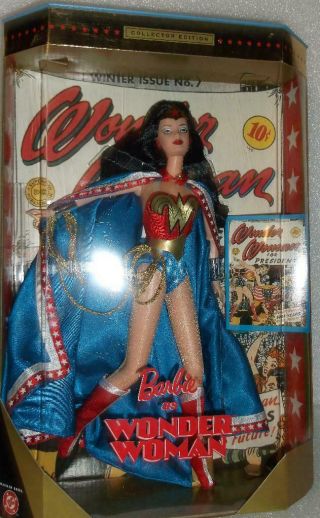 Barbie Dc Comics Hero And Villains Classic Wonder Woman Doll Mib