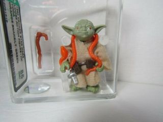 Vintage Loose 1980 Star Wars: Esb Yoda (orange Snake/light Green) Figure Afa 85