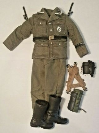 1/6 Scale Ww2 German Ss Totenkopf Uniform And Field Gear