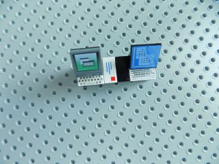 Lego Minifigure Accessory Desk w Radar Control Panel Computers Key Boards Mail 3