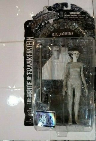 Universal Studios Monsters Elsa Lanchester The Bride Of Frankenstein Silver