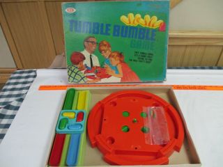 Vintage 1970 Ideal Toys Tumble Bumble Game 100 Complete Fun Great