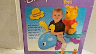 Fisher Price Disney Bouncin ' Ride Pooh Inflatable Bouncer 2