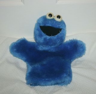 Vintage Cookie Monster From Sesame Street Hand Puppet By Applause