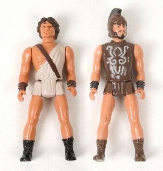 Vintage 1980 Mgm Clash Of The Titans Thall & Perseus Action Figures -