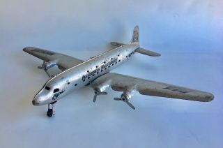 Vintage Rare Marx Pan Am World Airways Airplane N6519c Tin Toy Plane Pressed
