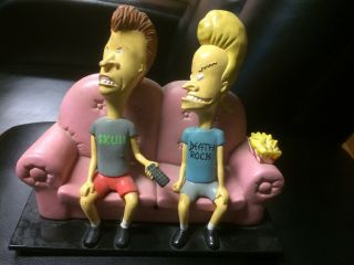 Beavis And Butt - Head On The Couch,  Figures 1995 With Nachos