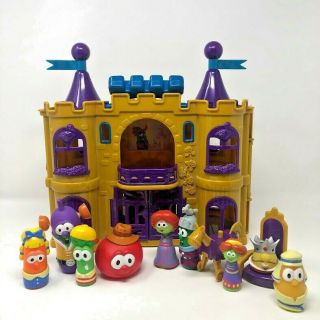 Veggie Tales Duke & The Pie War Castle Playset With Character Figures Toy