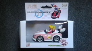 Official Licensed Mario Kart Wii Princess Peach Pull Back Racer 5 "