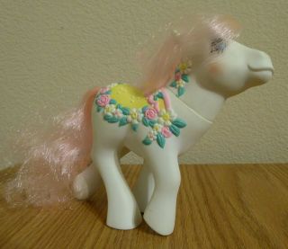 Vintage G1 My Little Pony Merry Go Round Carousel Flower Bouquet - owner 2