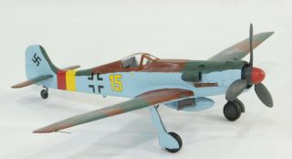 1/72 Aoshima - Focke Wulf TA 152 H - 1 - very good built & painted 3