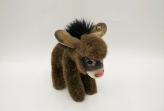 Vintage Steiff Donkey ' Assy ' Plush Made in Germany 6 