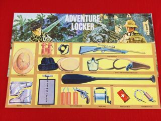1964 - Gi Joe Canada - 2020 Gi Joe Adventure Team Foot Locker Decals