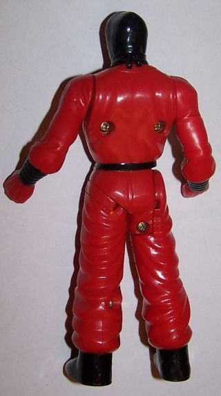Vintage 1994 Karate Fighters Milton Bradley Red Ninja Action Figure 3