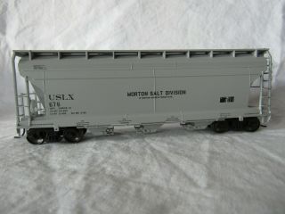 Atlas Trainman Ho Acf 3560 Covered Hopper Morton Salt Uslx 676 - Rtr