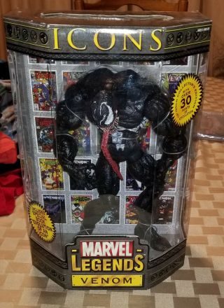 12 " Masked Venom Marvel Legends Icons Figure; By Toy Biz 2006