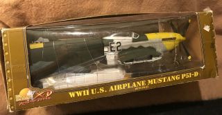 Ultimate Soldier X - D Wwii U.  S.  Mustang P51 - D Warplane Model With Pilot Box Ww2