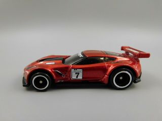 Hot Wheels Gran Turismo Loose Chevy Corvette C7.  R With Real Riders 1:64 Scale