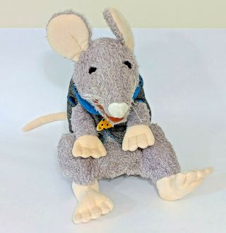 Folkmanis Mouse Hand Puppet Vest 15 " Plush Stuffed Toy Animal Pretend Play
