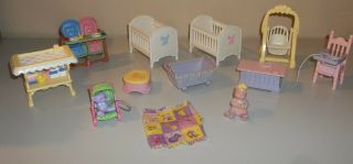Fisher Price Loving Family Dollhouse - Baby Nursery Furniture & Accessories