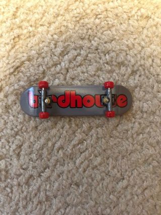 Tech Deck Birdhouse " Tony Hawk " Vintage 96mm Red And Gray Fingerboard
