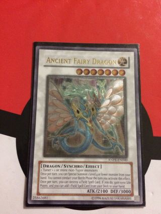 First Edition Yugioh Ancient Fairy Dragon Anpr - En040 Ultimate Rare