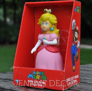 Mario Brothers Toys Large Size 9 " Princess Toadstool Peach Action Figure