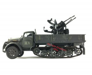1:32 21st Century Toys Ultimate Soldier Wwii German Flak Opel Maultier Halftrack