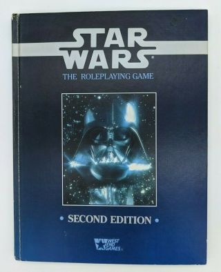 Star Wars The Roleplaying Game Second Edition West End Games 40055 Rpg Hc 1992