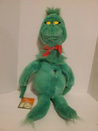 Dr Seuss How The Grinch Stole Christmas Plush Stuffed Animal 30 "