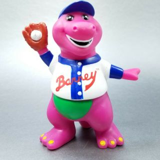 Vintage 1990s Lyons Group Barney The Purple Dinosaur 5 " Figure Baseball