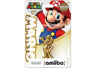 Gold Mario Amiibo Nintendo Smash Brothers Switch 3ds Wii U