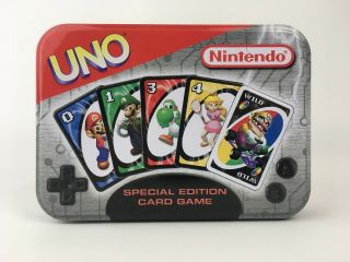 Official Nintendo Special Edition Uno Card Game Mario Series 2004