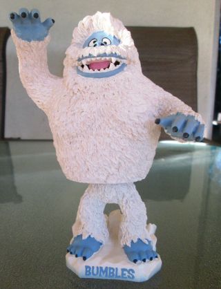 Bumbles Abominable Snowman Bobble Head Rudolph Red Nosed Reindeer Figure,  Bd&a