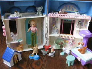1995 Fisher Price Loving Family Doll House Village Pet Shop,  Pets & Access