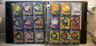 Vintage Pokemon Card Binder 1999 pikachu,  charizard 151 Poketrivia Cards Rare 3